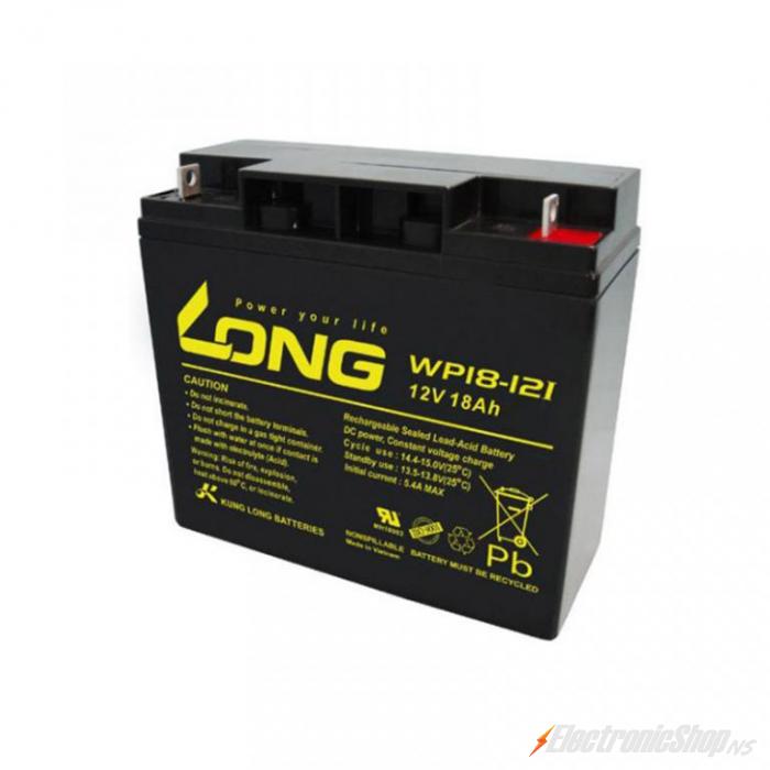 Akumulator 12V 18Ah Long | Electonic Shop NS